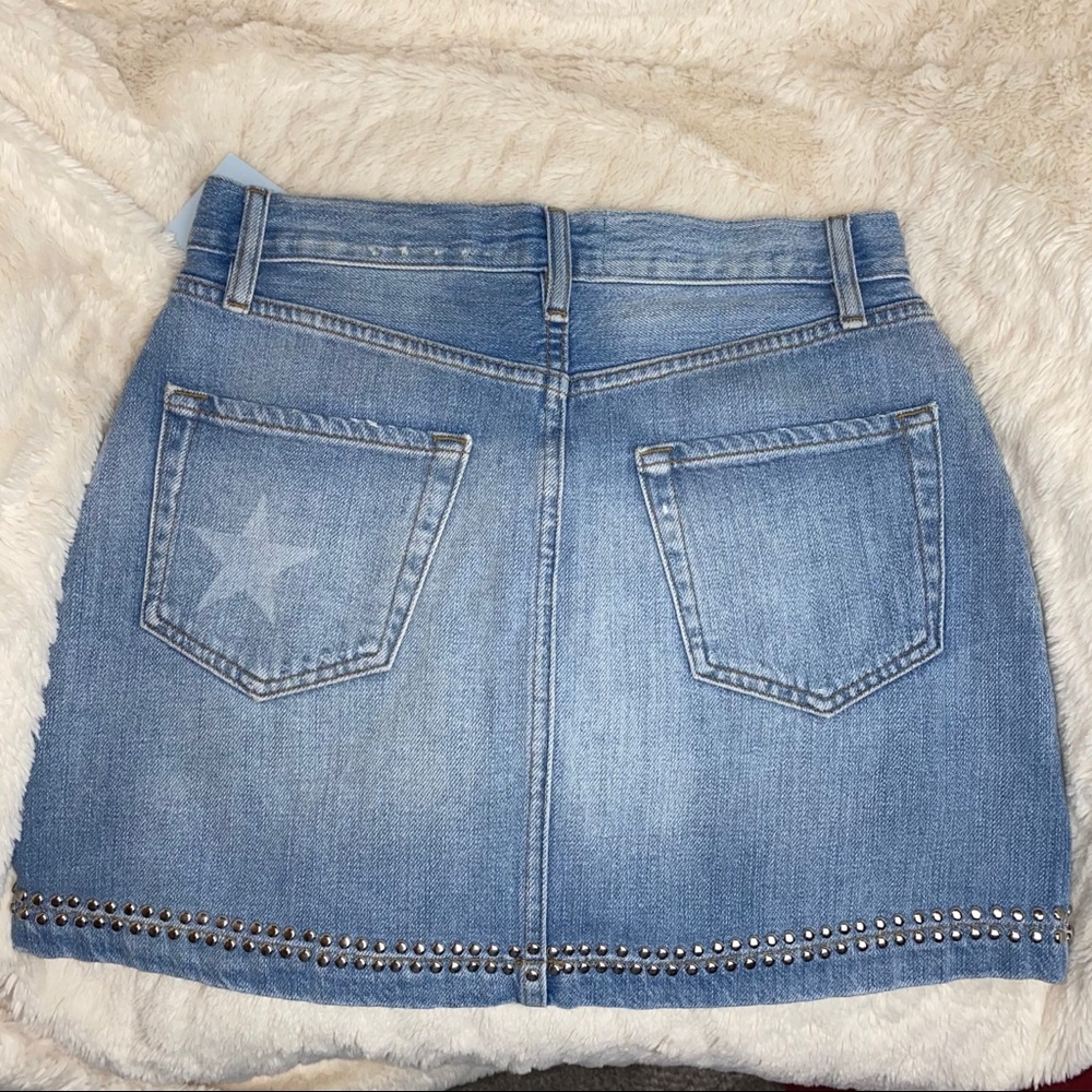 ☘️HP☘️Frame Denim Skirt with Stars - Picture 10 of 11